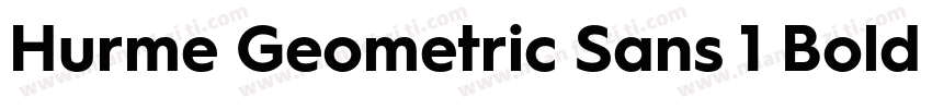 Hurme Geometric Sans 1 Bold Oblique字体转换